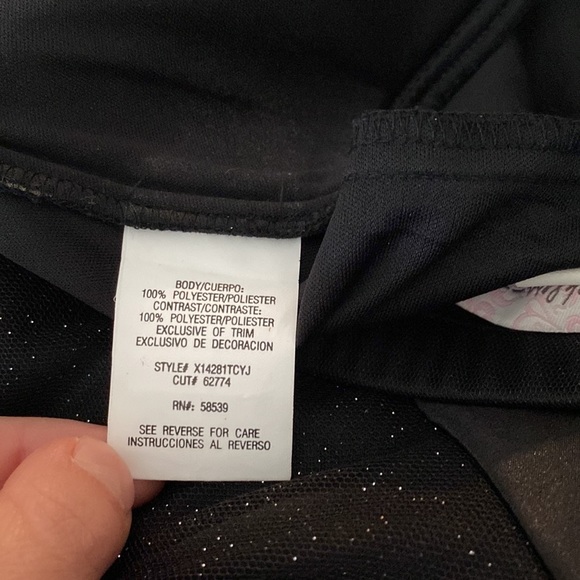 ‘Speechless’ Halter Sparkling Black Formal Tea-length  dress - Picture 5 of 9